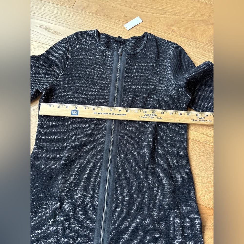NWT Talbots long zip up cardigan MP - Picture 3 of 5